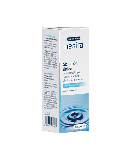 ACOFAR NESIRA SOLUCION UNICA 2X250ML+60ML