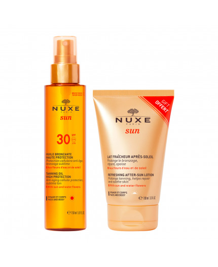 NUXE SUN SPF 30 HUILE BRONZANTE 150ML+ AFTER SUN 100ML GRATIS