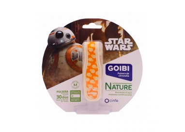 Goibi Pulsera de Citronella Star Wars Naranja