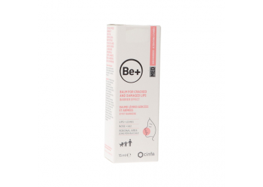 Be+ med bálsamo labios agrietados, nariz y zona peribucal