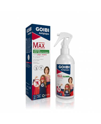 Goibi antipiojos max loción sin insecticida 200ml