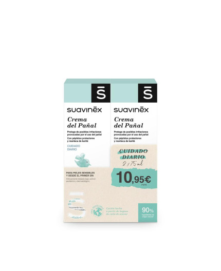 SUAVINEX DUPLO CREMA DEL PAÑAL 2X75ML