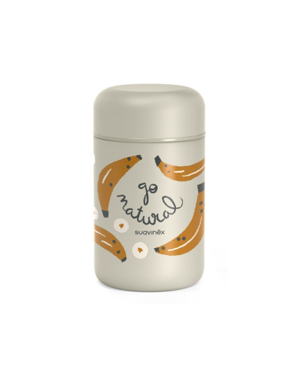 SUAVINEX TERMO PARA PAPILLA GO NATURAL PLATANOS 400ML