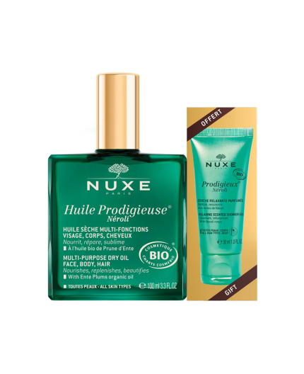 Nuxe huile prodigieuse neroli 100ml + prodigieux neroli gel