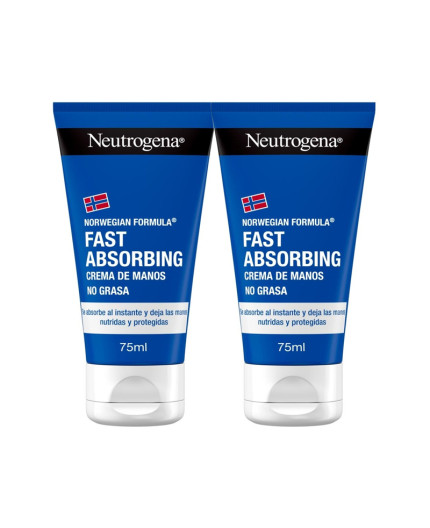 Neutrogena duplo crema de manos rápida absorción  2 x 75 ml