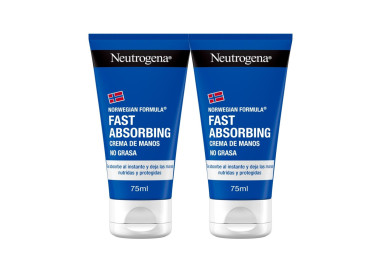 Neutrogena duplo crema de manos rápida absorción  2 x 75 ml