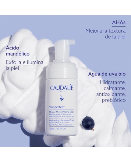 CAUDALIE VINOPERFECT ESPUMA LIMPIADORA 100ML