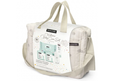 SUAVINEX BOLSO PASEO WELCOME BABY CARE SET BEIGE