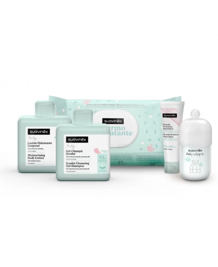 SUAVINEX BOLSO PASEO WELCOME BABY CARE SET BEIGE