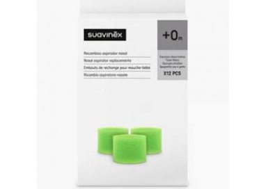 SUAVINEX RECAMBIOS ASPIRADOR NASAL 12 UNIDADES +0M