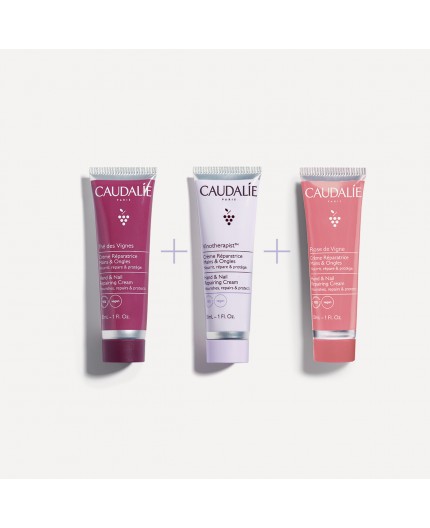 CAUDALIE COFRECITO NAVIDAD TRIO DE CREMAS MANOS