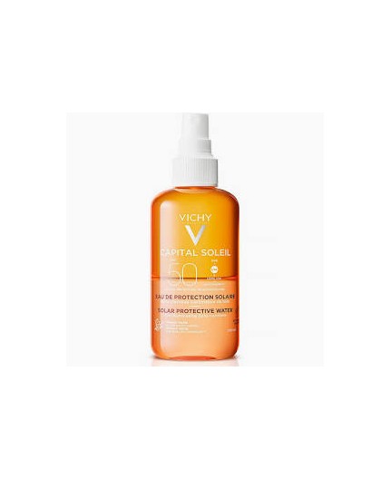 VICHY CAPITAL SOLEIL AGUA PROTECTORA SPF 50+ CON BETACAROTENO 200ML