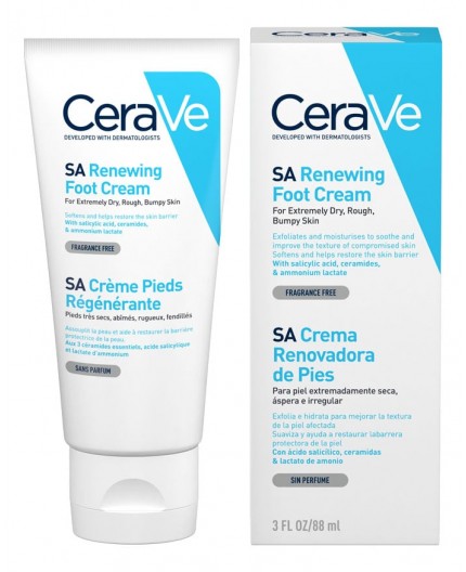 CERAVE CREMA RENOVADORA DE PIES 88ML