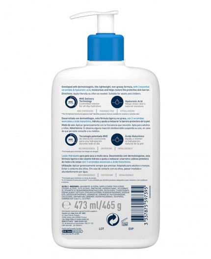 CERAVE DUPLO LOCION HIDRATANTE 2X473ML