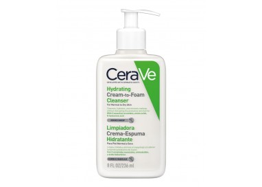 CERAVE LIMPIADORA CREMA ESPUMA HIDRATANTE 236ML