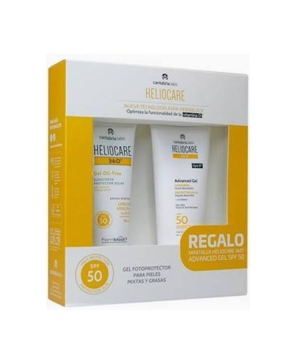 HELIOCARE PACK GEL OIL FREE SPF 50+ HELIOCARE 360 GEL ADVANCE