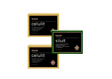 GOAH CLINIC PACK SILUETA PERFECTA ( 2 CELULIT + 1SILUIT REGALO)