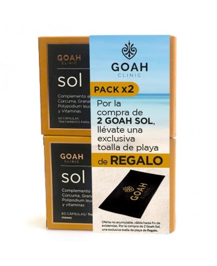 GOAH CLINIC PACK 2 GOAH SOL + TOALLA DE REGALO