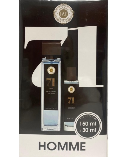 IAP PHARMA POUR HOMME ESTUCHE Nº 71 ENVASE 150+30 ML