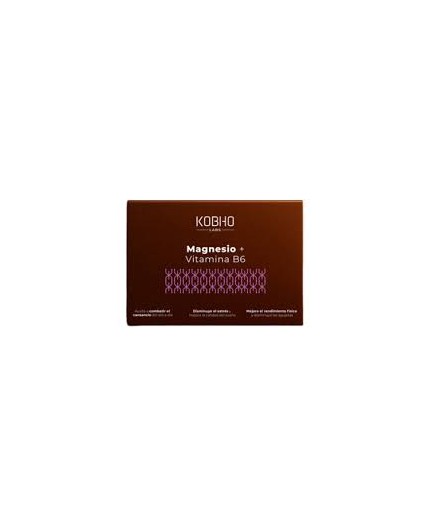 KOBHO MAGNESIO + VIT B6 DUPLO 20+20 VIALES