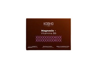 KOBHO MAGNESIO + VIT B6 DUPLO 20+20 VIALES