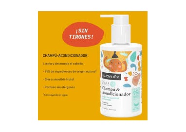 SUAVINEX KIDS CHAMPU & ACONDICIONADOR  300ML