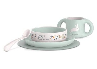 SUAVINEX VAJILLA INFANTIL VERDE APRENDIZAJE