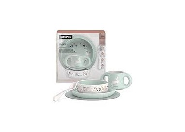 SUAVINEX VAJILLA INFANTIL VERDE APRENDIZAJE