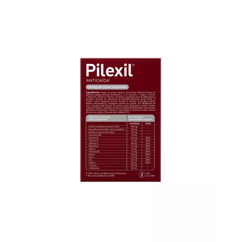 PILEXIL ANTICAIDA CAPSULAS CAIDA OCASIONAL 60 CAP + CEPILLO REGALO