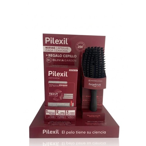 PILEXIL ANTICAIDA CAPSULAS CAIDA OCASIONAL 60 CAP + CEPILLO REGALO