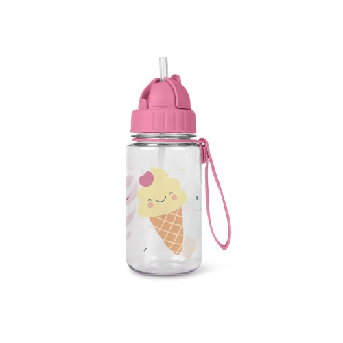 SARO BOTELLA CON PAJITA ICE CREAM