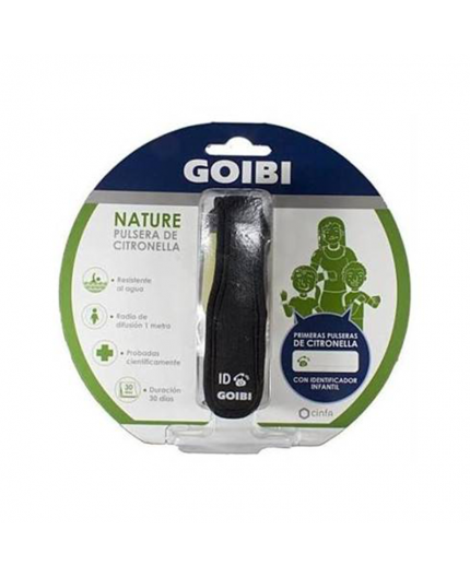 GOIBI PULSERA DE CITRONELLA NATURE 1 PULSERA NEGRA