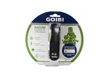 GOIBI PULSERA DE CITRONELLA NATURE 1 PULSERA NEGRA