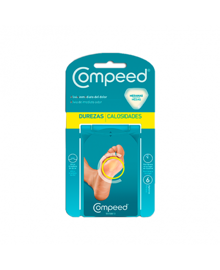 Compeed Durezas Hidrocoloide T-MED 6 unidades