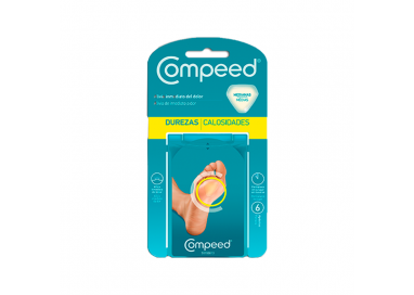 Compeed Durezas Hidrocoloide T-MED 6 unidades